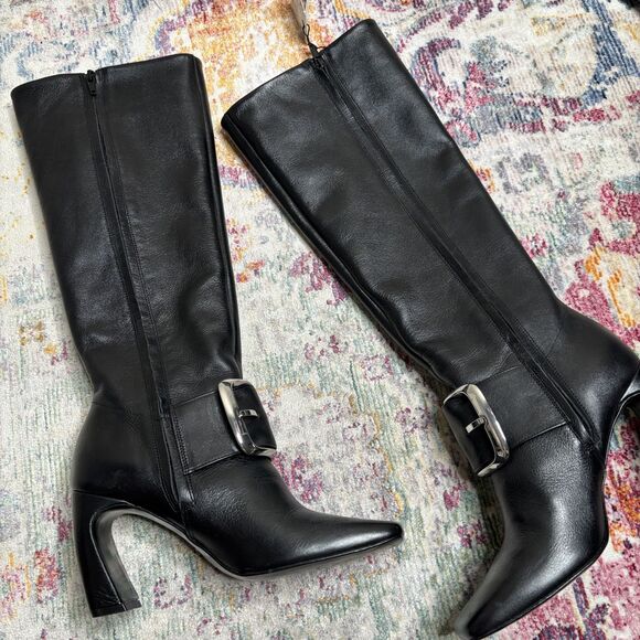 Zara Limited Edition Maxi Bucks Leather Boots - Picture 13 of 13